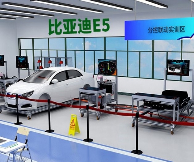 新能源E5分控聯(lián)動式系統(tǒng)實訓室